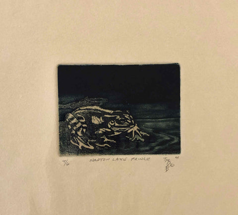 Nanton Lake Prince Frog Etching