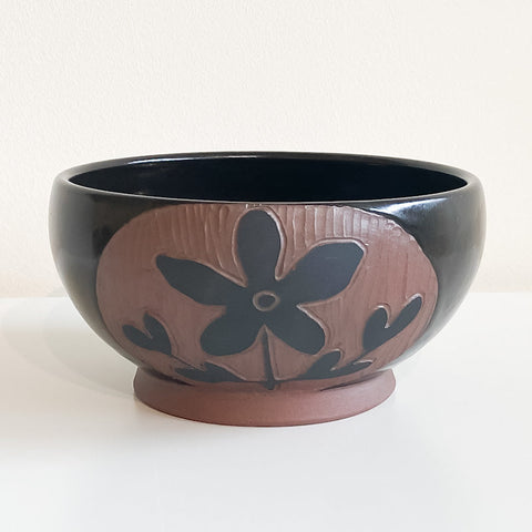 Carved Botanical Bowls