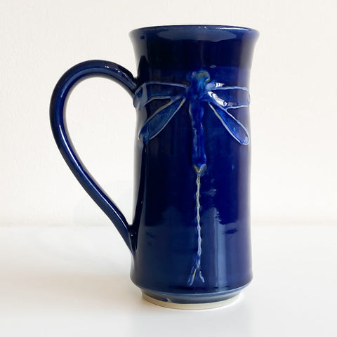 Blue and Green Dragonfly Mugs