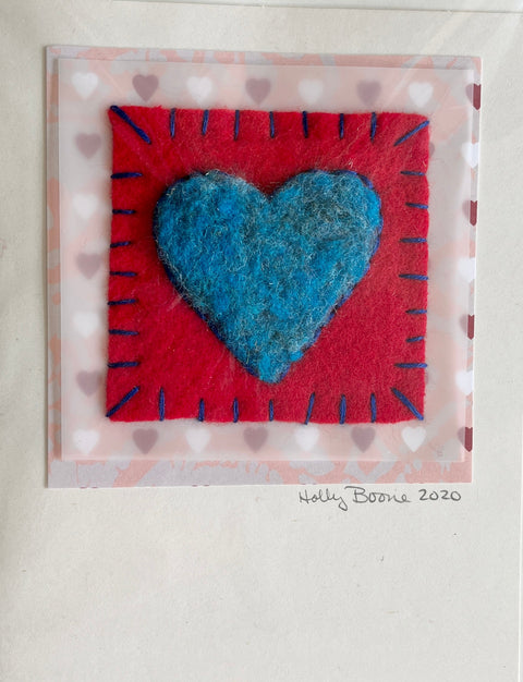 Holly Boone Art Cards - Single Hearts
