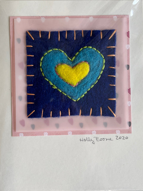 Holly Boone Art Cards - Single Hearts