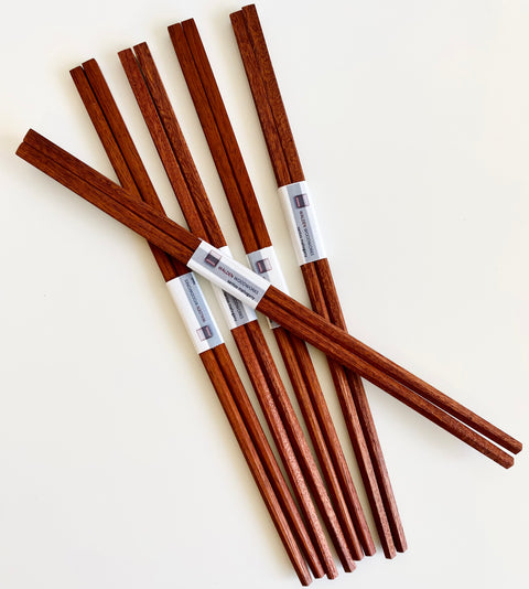 Chopsticks Santos Mahogany (1 set) - Arts and Heritage St. Albert