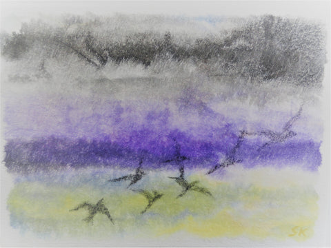 Purple Sky Birds