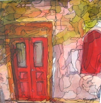 Doors of Santorini II - Arts and Heritage St. Albert
