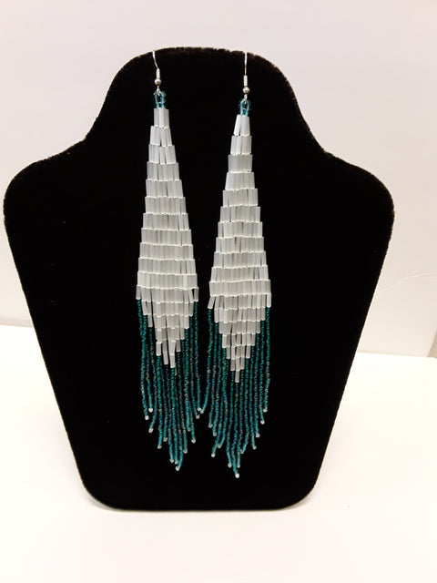 Extra Long Beaded Earrings