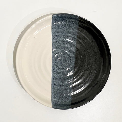 Black & White Ceramic Plate