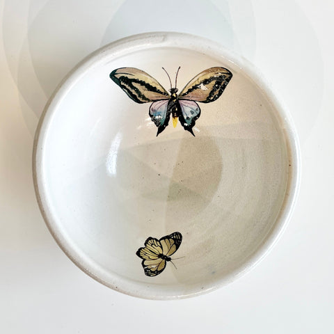 White Butterfly Bowl