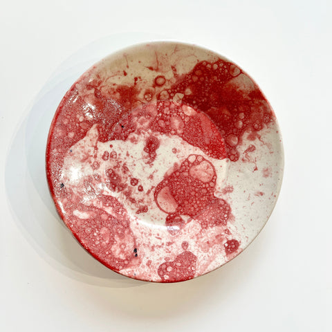 Red & White Plates