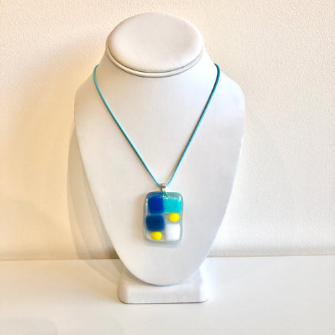 Blue Glass Necklace
