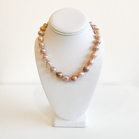 'Pema' Pink Pearl Strand Necklace
